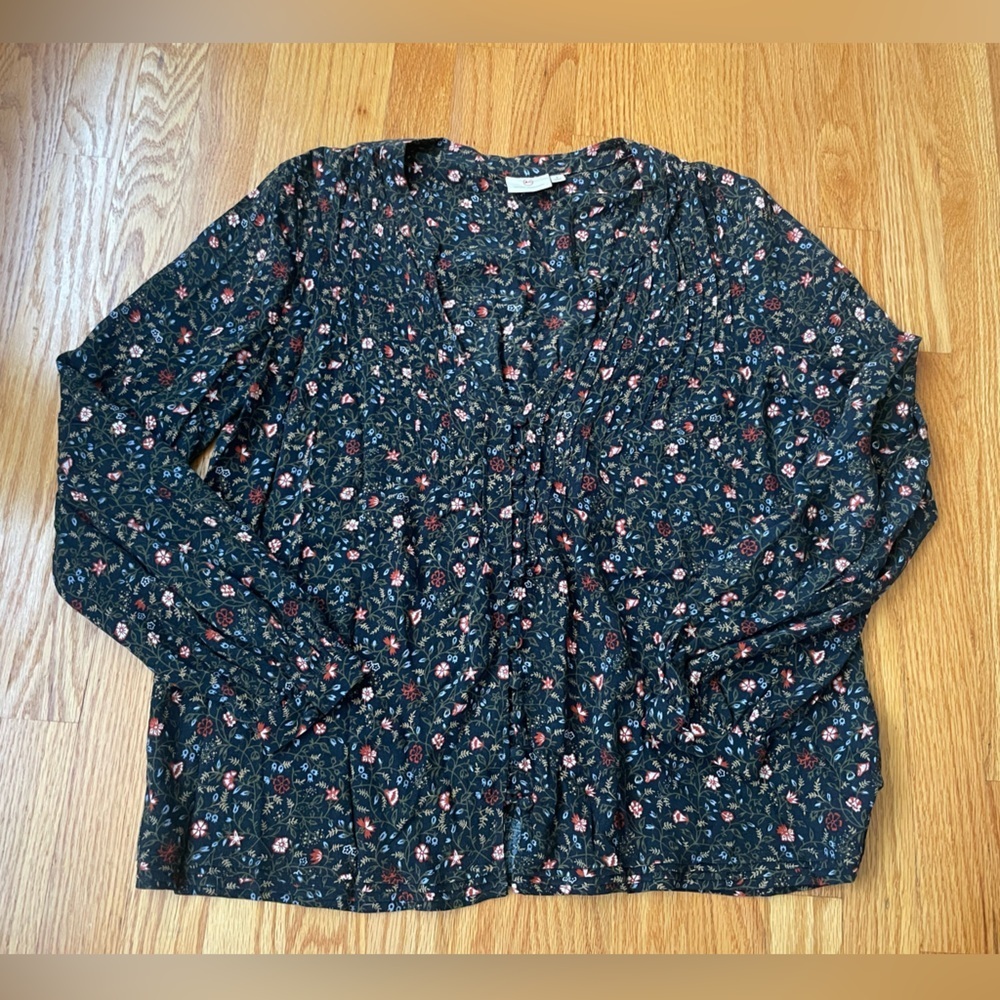 AG Adriano Goldsmied Floral Long Sleeve Women's Top
